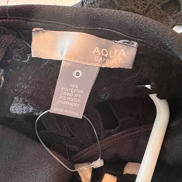 Aqua Capsule Little Black Lace Dress Womens Size Small - Picture 3 of 4